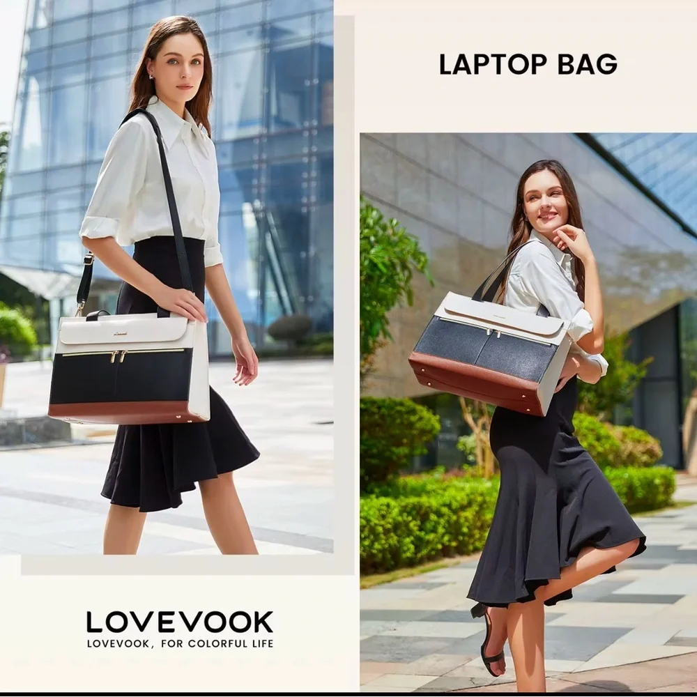 Lovevook Laptop bag NWT-beige - Picture 2 of 6